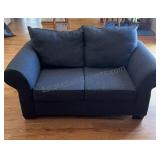 Blue Upholstery Love Seat 70 inches wide