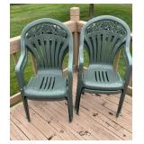 Set of Four Patio Chairs