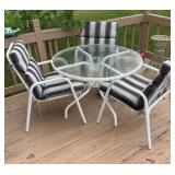 Patio Table & Chairs(4th Chair Needs Repair)