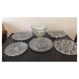 Glass Plates & Bowl