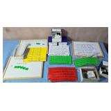 Magnetic boards (12×9) and letters. Multiple