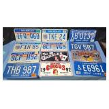 License plate assortment.