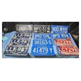 License plate assortment. Some doubles