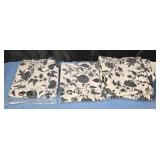 Straight back dining room chair covers from Ikea.