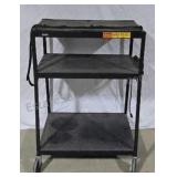 AV cart with grounded power cord.. 45×32×28