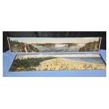 Vintage panoramic photo cards. In protective