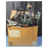 Halloween decorations in one box.