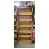 Wooden bookshelf. 86×36×13. Contents NOT