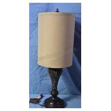 Table lamp. Faux marble. 25ins. Works.