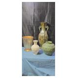 Assorted vases. One Lenox.