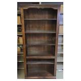 Wooden book/display shelf. 80×36×17.