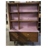 MCM hutch. No glass. Needs some TLC. 66×44½×18