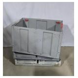 Folding cargo boxes. Stackable 18×31½×23½. 3ct.