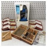 Microscope, Slides & More