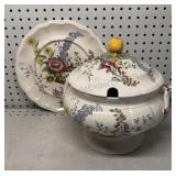 Copeland Spode Woodland Soup Tureen & Matching