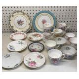 Tea Cups Plates & Saucers