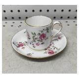 Staffordshire Rose Cup & Saucer