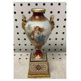 Antique Porcelain Urn 7 inches tall