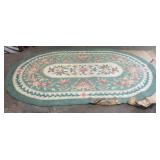 Floral Woven Rug 58.5x96