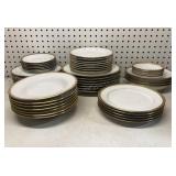 LIMOGES GOLD TRIM Dish Set
