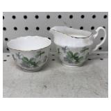 Adderley Shamrock sugar & Creamer