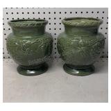 Hosley Pottery Planters 8.5 inches tall