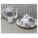 Hammersley Victorian Violets Tea Pot & Covered