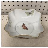 Bernardaud & Co Limoges Butterfly Bowl