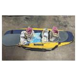 Snow Board W/Snow boots & case