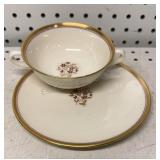 Lenox Soup Bowl & Sandwich Plate