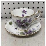 Hammersley Victorian Violets Cup & Saucer