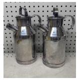 Marked S&S Milk Can Style Cocktail Shakers