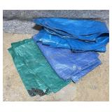 3 Used Tarps