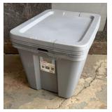 3 Empty Storage Totes