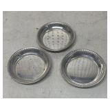 Small Sterling Silver Butter Pats