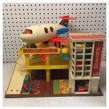 Fisher Price Plane & Parking Ramp (Needs Cleaning)