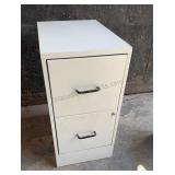 Metal 2 Drawer File Cabinet