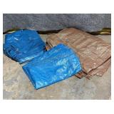 Group of Used Tarps