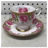 Bell China Lady Alexander Rose Cup & Saucer