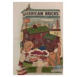 Vintage Halsam American Bricks Toys