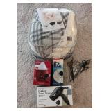 Heated Throw, Blow Dryer and More