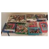 8 Assorted 500+ Piece Puzzles