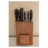 Wusthof Kitchen Knives & Utensils in Block