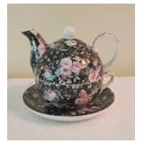 Gracie Tea Pot Cup and Saucer Set