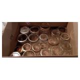 Box of Assorted Mason Jars