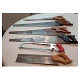 Assorted Hand Saws