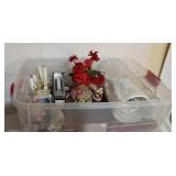 Tote of Christmas Decor