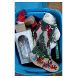 Tote of Christmas Decor