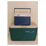 Large, Small Coleman Coolers