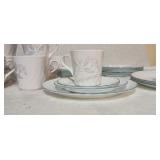 Corelle Pink Trio Dinnerware -  4 Dinner Plates,